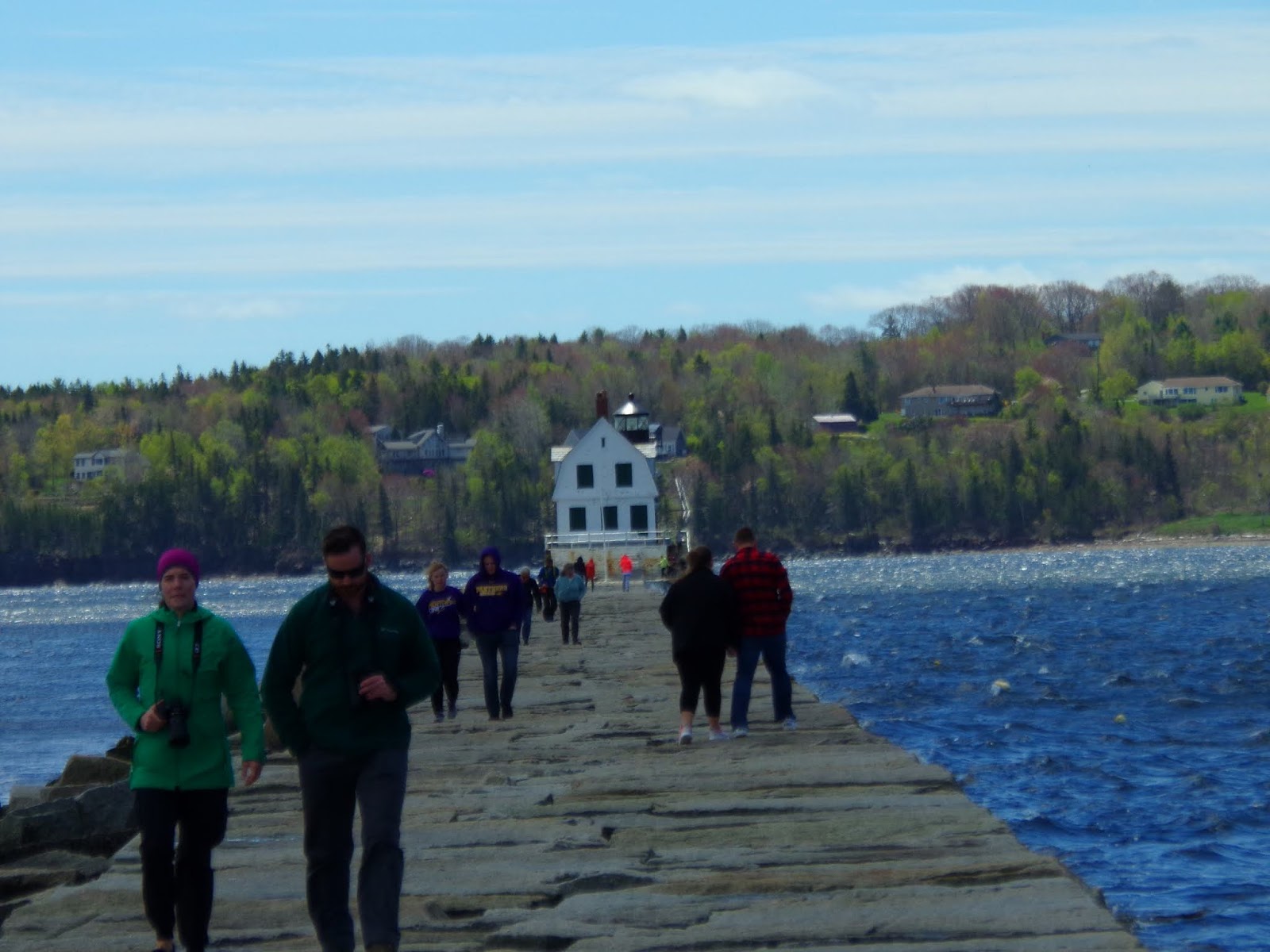 Breakwater Marie H. Reed Park, Rockland Harbor, Maine