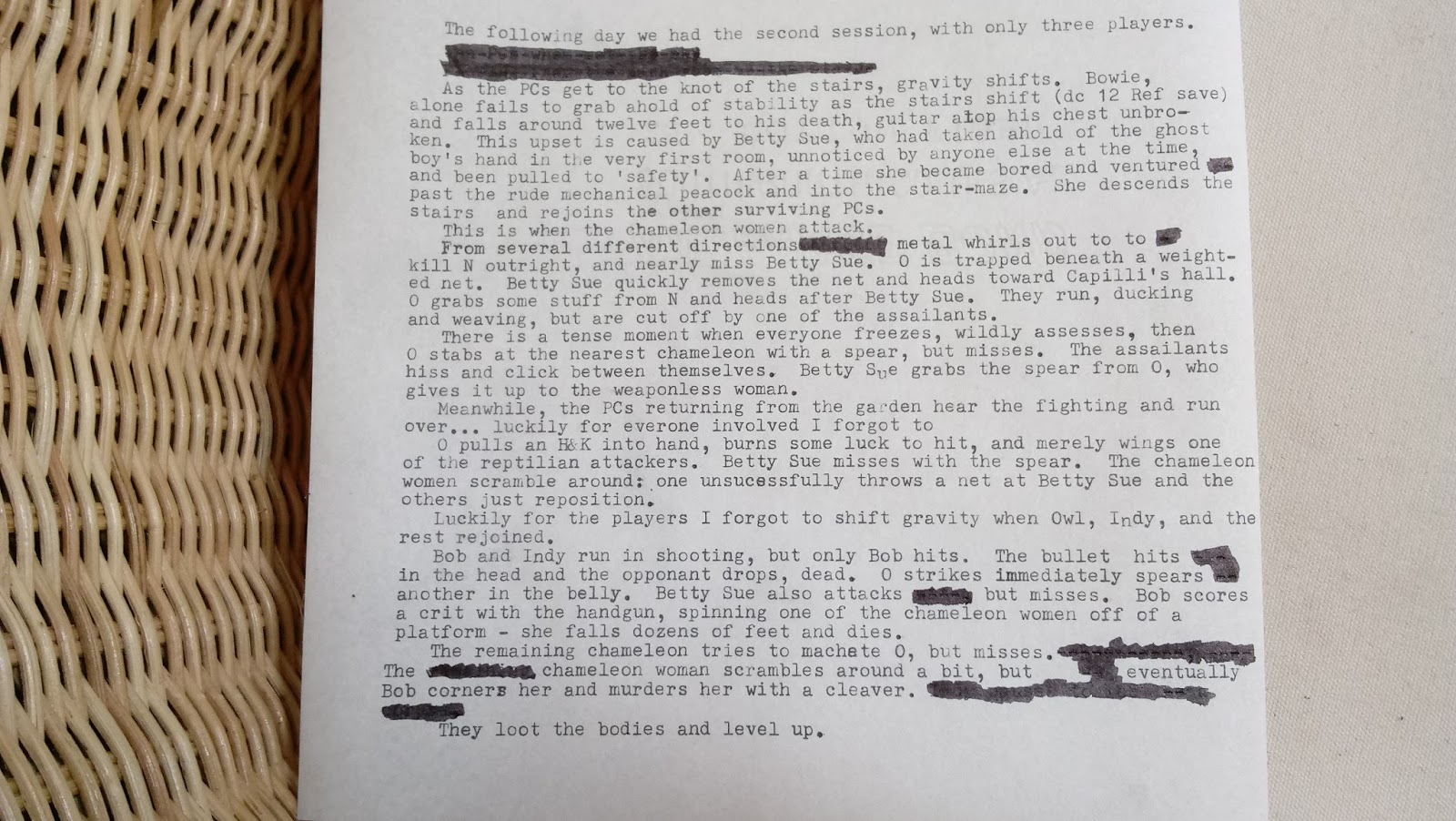 Maze of the Blue Medusa, pg.3 & 4