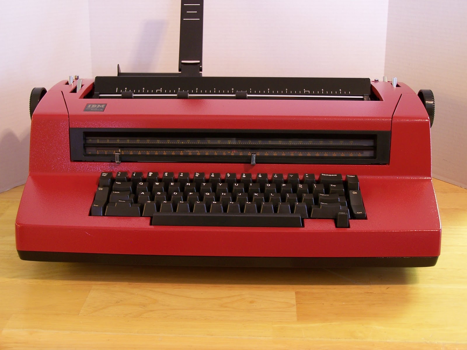 IBM Selectric Typewriters Refurbished Selectric III in Autumn Red SOLD