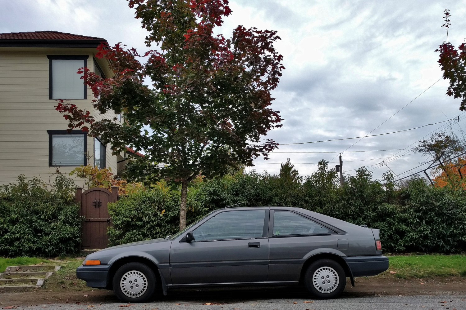 Old Parked Cars Vancouver: 1989 Honda Accord S Hatchback