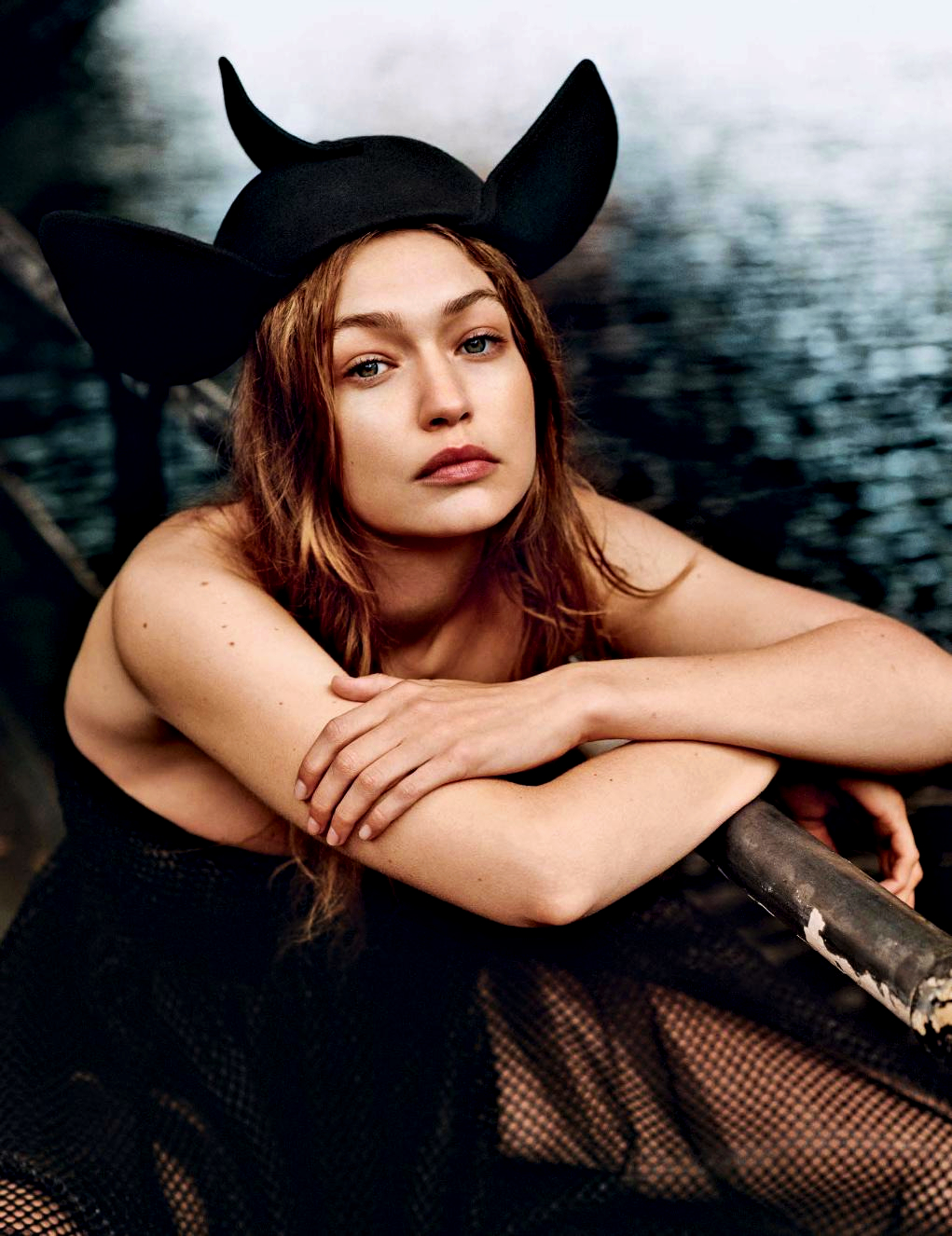 Gigi Hadid in Vogue Italia July 2019 by Alasdair McLellan