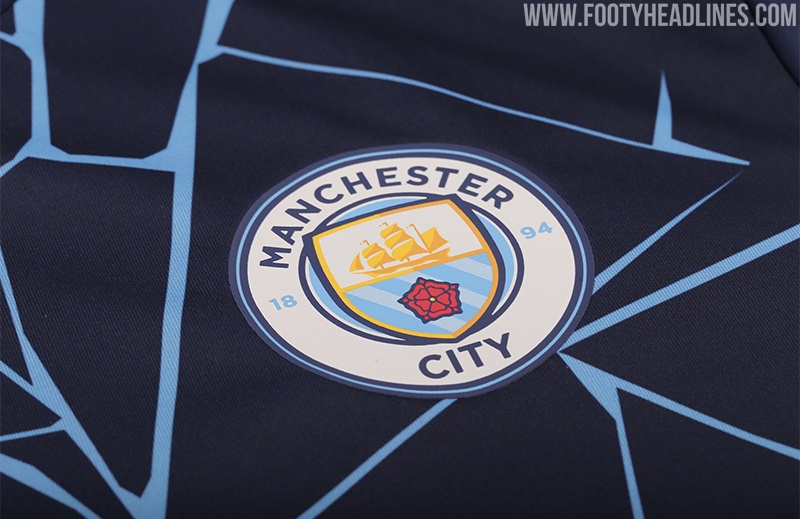 Inspired By Home Kit Manchester City 20 21 Home Pre Match Shirt Leaked Footy Headlines
