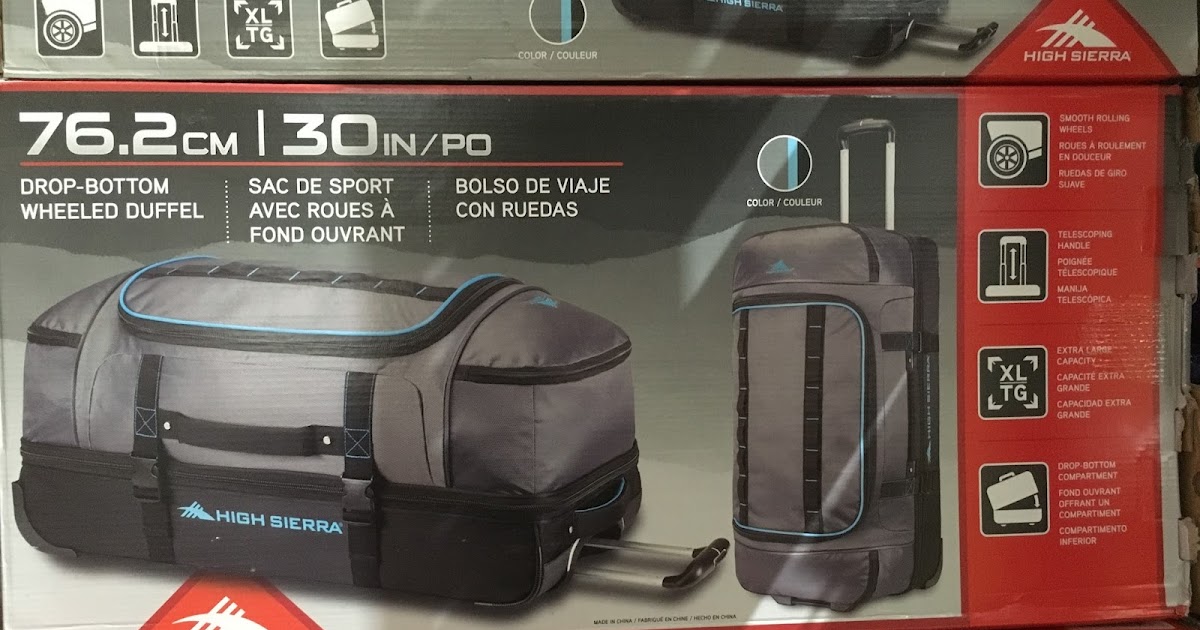 high sierra duffel bag costco