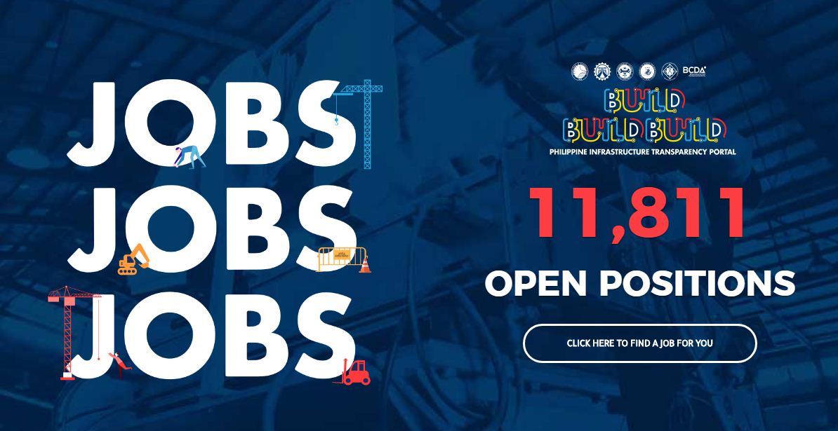  Are you looking for work? Here is a good news for you. The Department of Public Work and Highways (DPWH) has more than 11,000 construction-related jobs for all Filipinos out there who want to work here in the Philippines. 