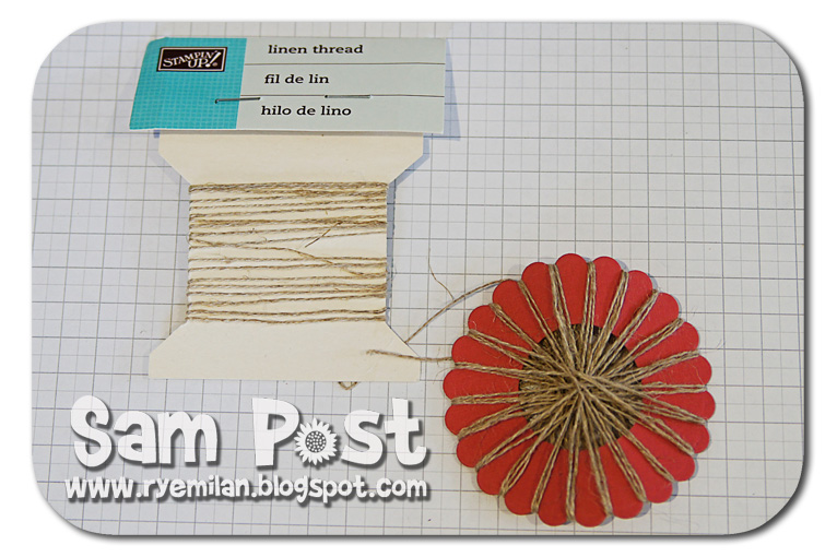 Ryemilan's Ramblings Twine Flower Photo Tutorial