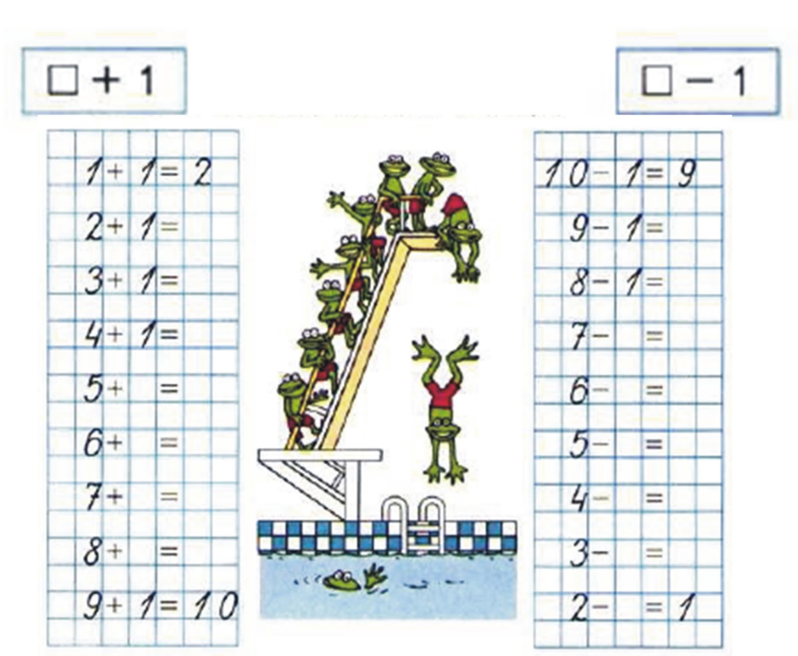 Математика моро страница 80. Математика Моро 1 класс прибавить 2, вычесть 2. Математика 1 класс прибавление и вычитание числа 1. Задание вычисли для 1 класса. Прибавляем и вычитаем задания для дошкольников.