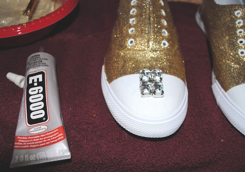 Style My Way: DIY - Glitter Tennis Shoes