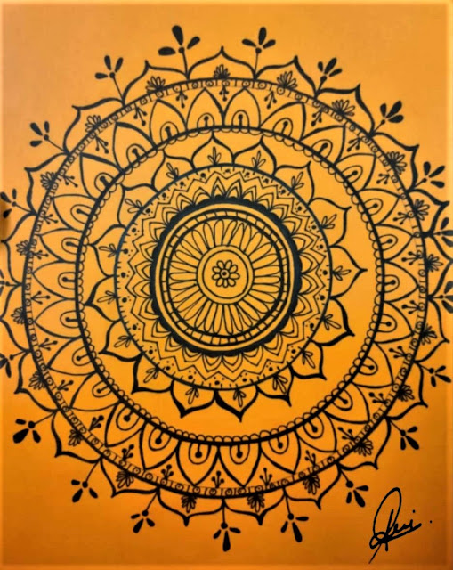 Mandala art Sketch