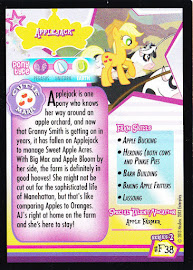 My Little Pony Applejack Series 2 Trading Card