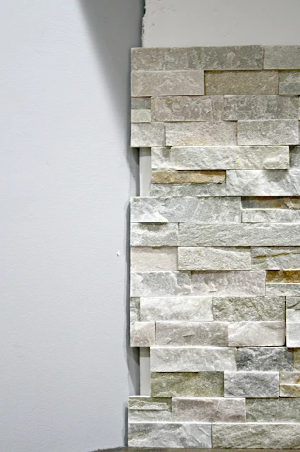 stacked ledgestone from Lowe's