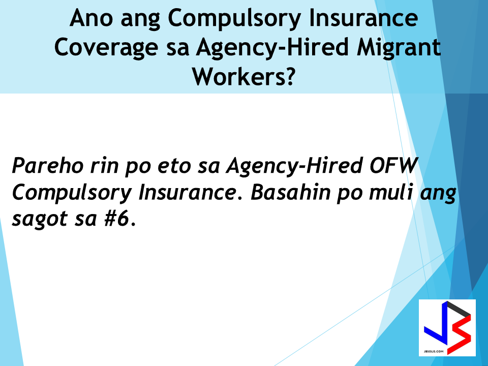 Question and Answer Compulsory Insurance Policy For