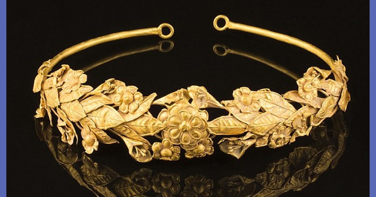 Re -Train Your Brain To Happiness: Rare Ancient Greek Gold Crown
