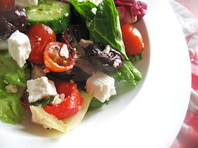 vegetarian Greek salad