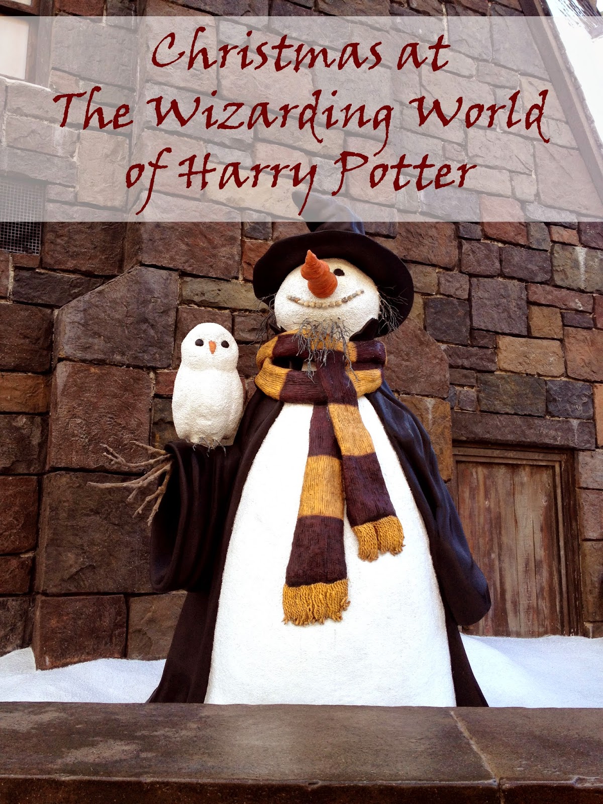 Christmas at The Wizarding World of Harry Potter, Universal Studios, the altered past