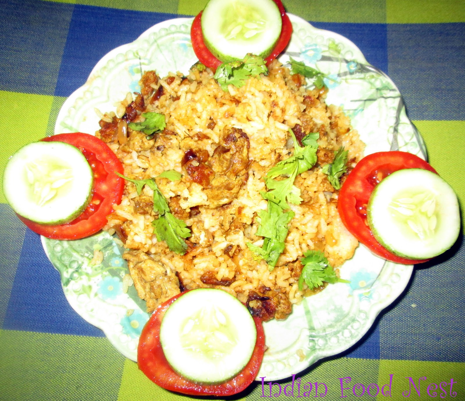Indian Food Nest: Simple egg fried rice