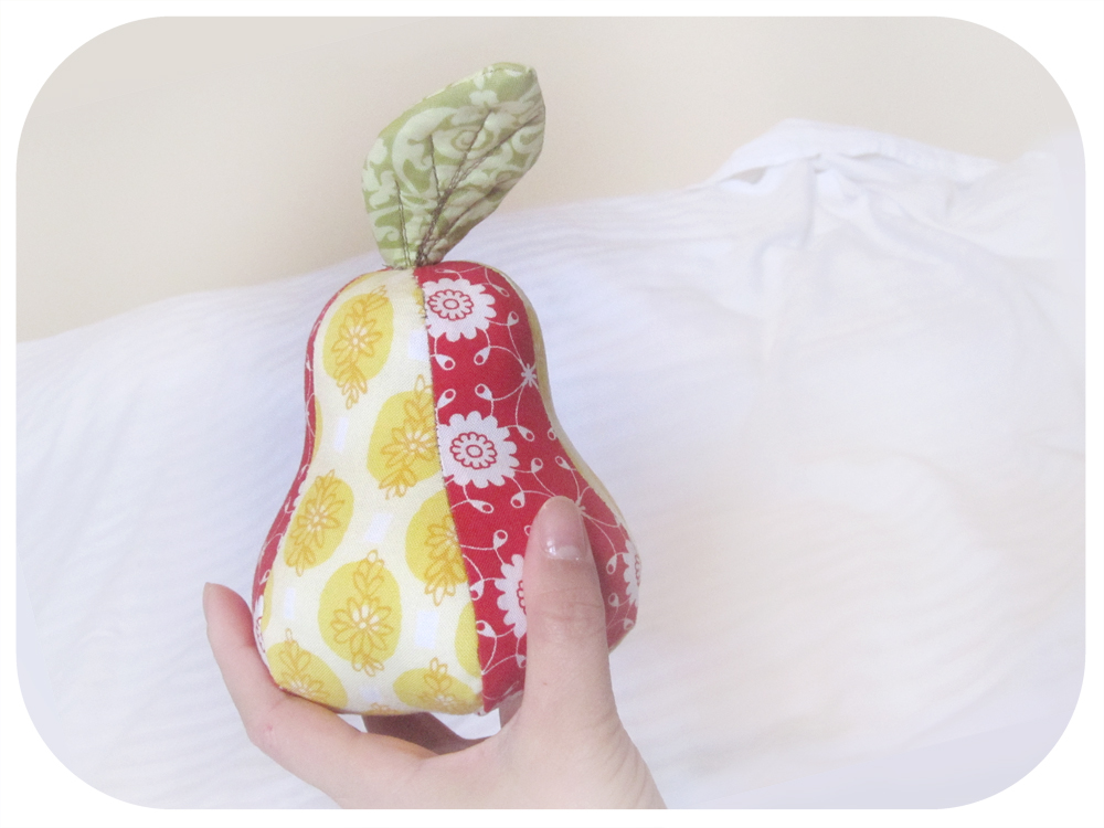 PDF Pear Pincushion Tutorial Giveaway Behind