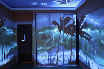 Fluorescent 3d wallpaper designs for home walls Fluorescent 3d wallpaper designs for home walls