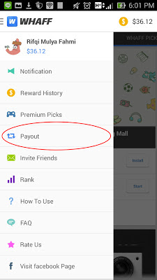 Cara Menghasilkan Uang Melalui Android dengan whaff rewards