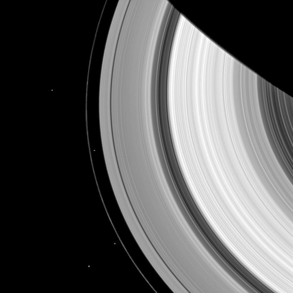 Saturnology: Epimetheus, Janus, Pandora and Prometheus Amid the Rings