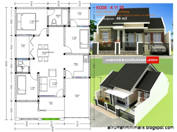 Gambar dan denah rumah impian: Desain rumah idaman design rumah 