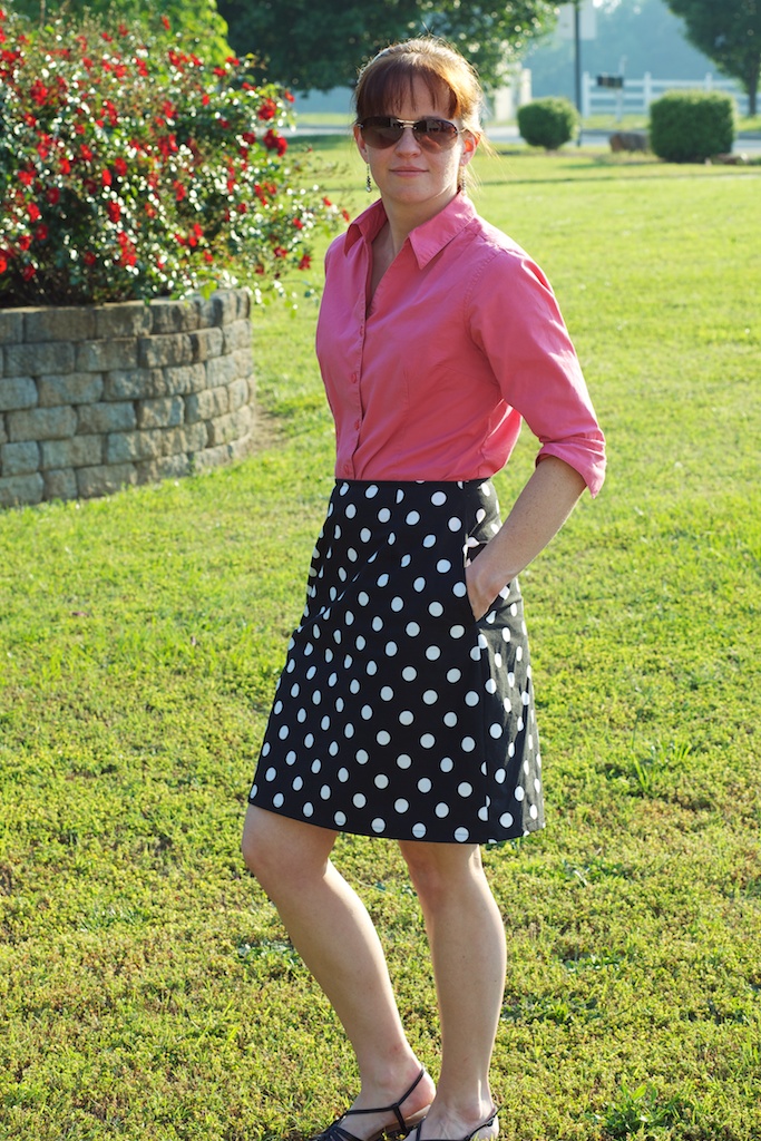 Sew Spoiled: Polka Dot Skirt
