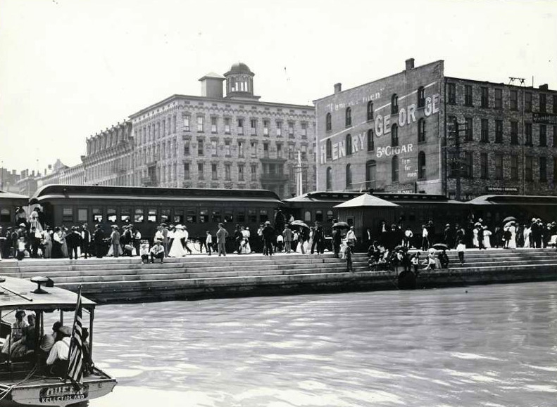Sandusky History When Railroad Tracks Ran Through Downtown Sandusky