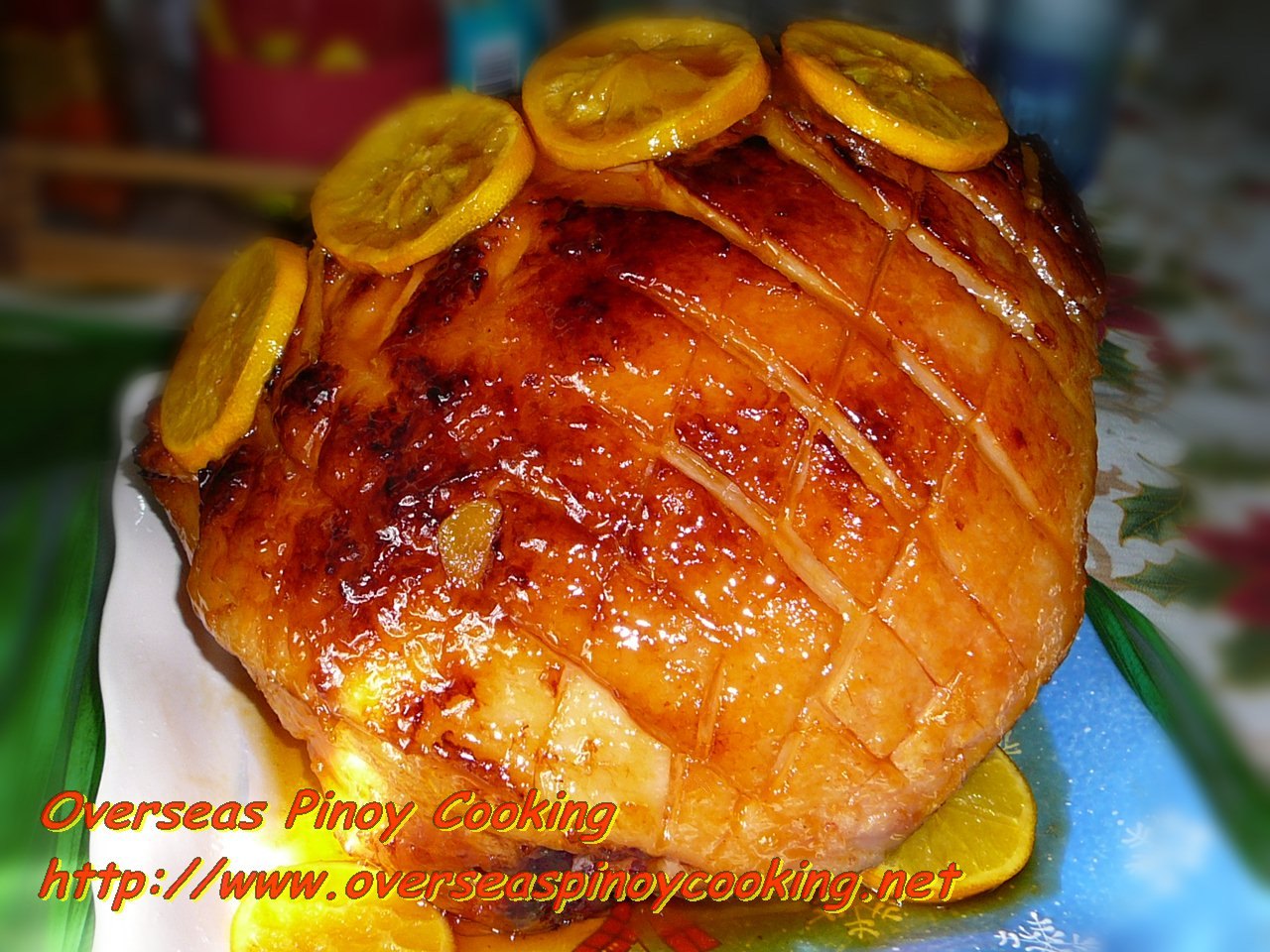 Orange Glazed Ham, Pinoy Style