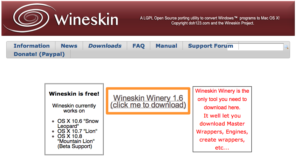 Wineskin mac os Wineskin mac os