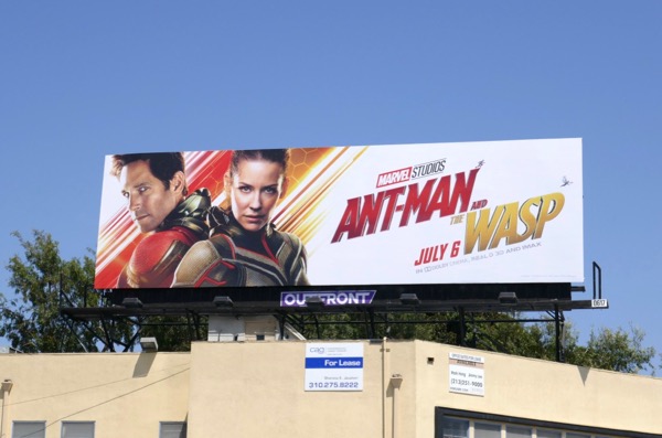 Ant-Man and Wasp movie billboard