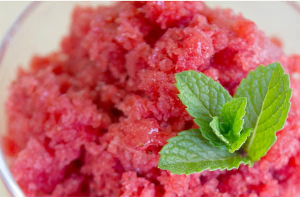 Strawberry Granita - Flavor Ideas by Eliza Ellis