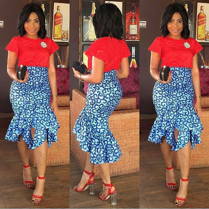 ankara lace styles for ladies