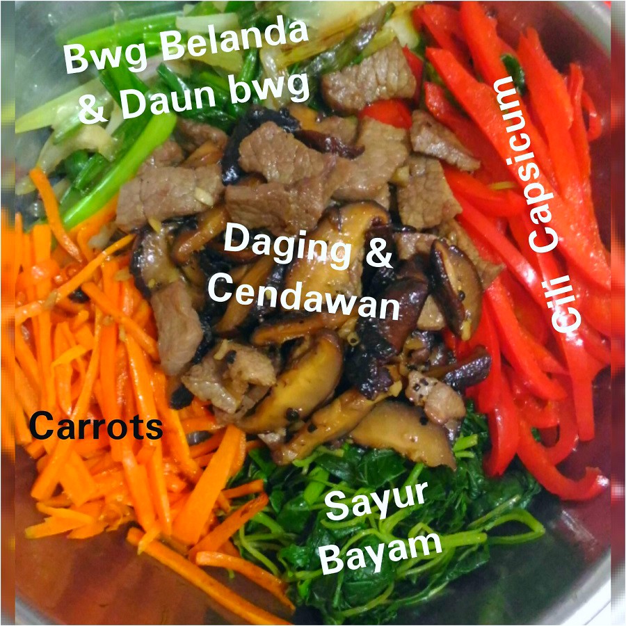 Resepi Japchae Sedap Tau