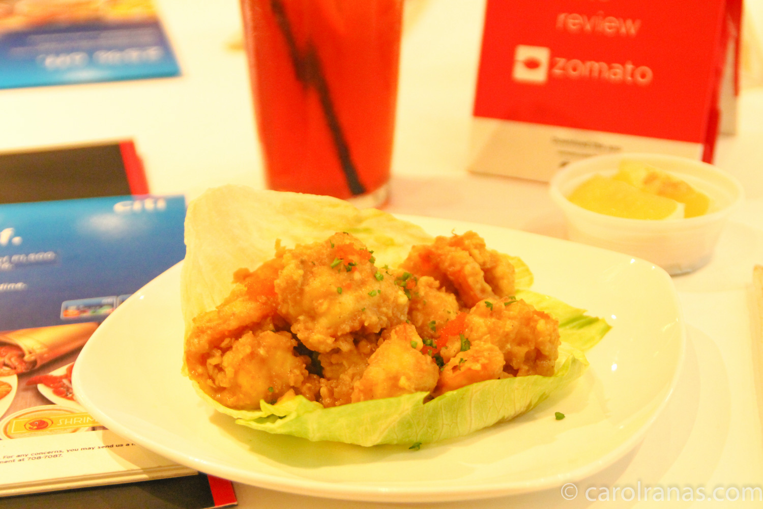 Zomato Food Run Shrimp Bucket BGC Be Carol