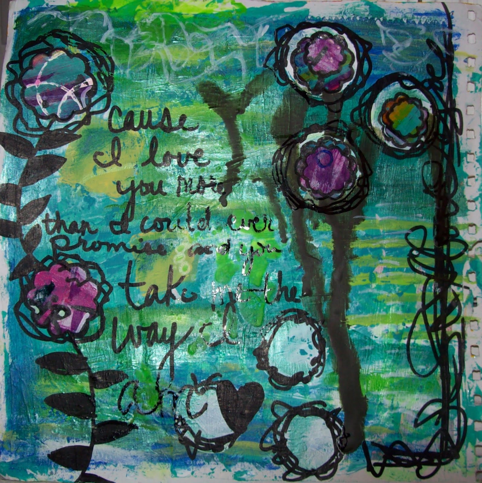 Adventures in art journaling Crayon Melting Tutorial!