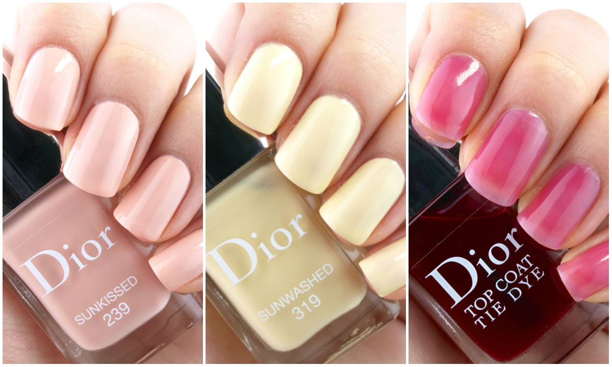 dior sun glow nail polish review