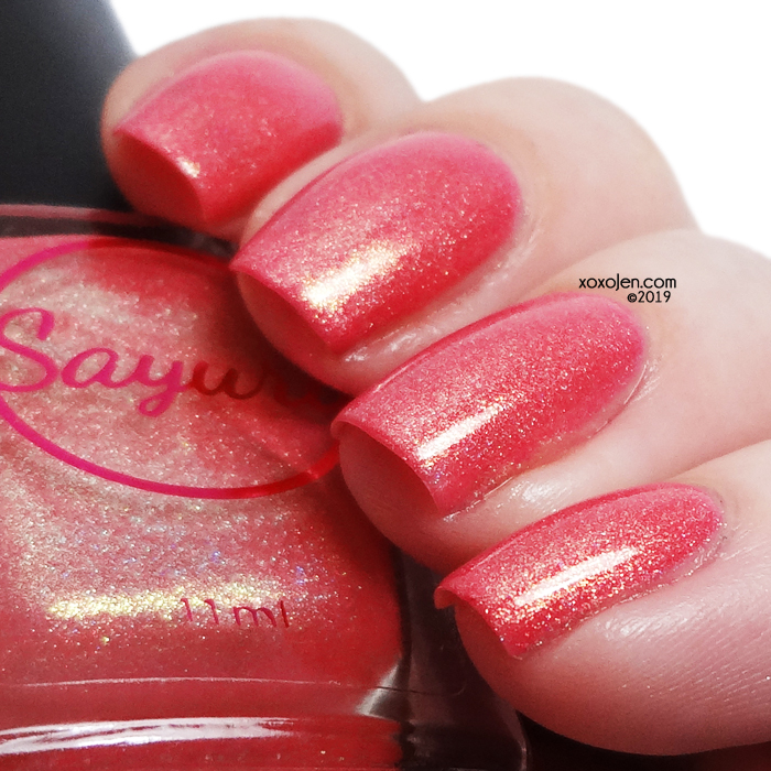 xoxoJen's swatch of Sayuri Nail Lacquer Ice Cold