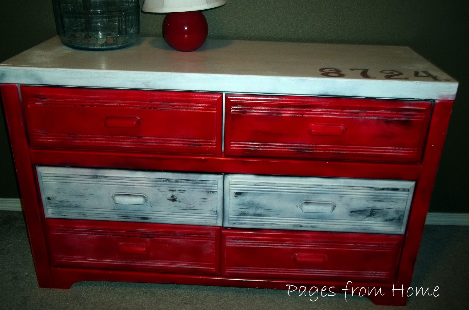 Pages from Home Painted Red Dresser For Boys Room