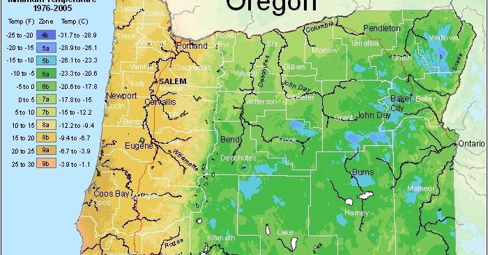 Oregon Hardiness Zone Map Farmers Know Best: Oregon Usda Plant Hardiness Zones Map