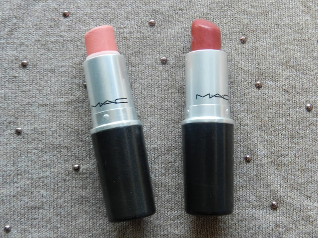 MAC Lustre Lipsticks Cut a Caper & Fire Sign
