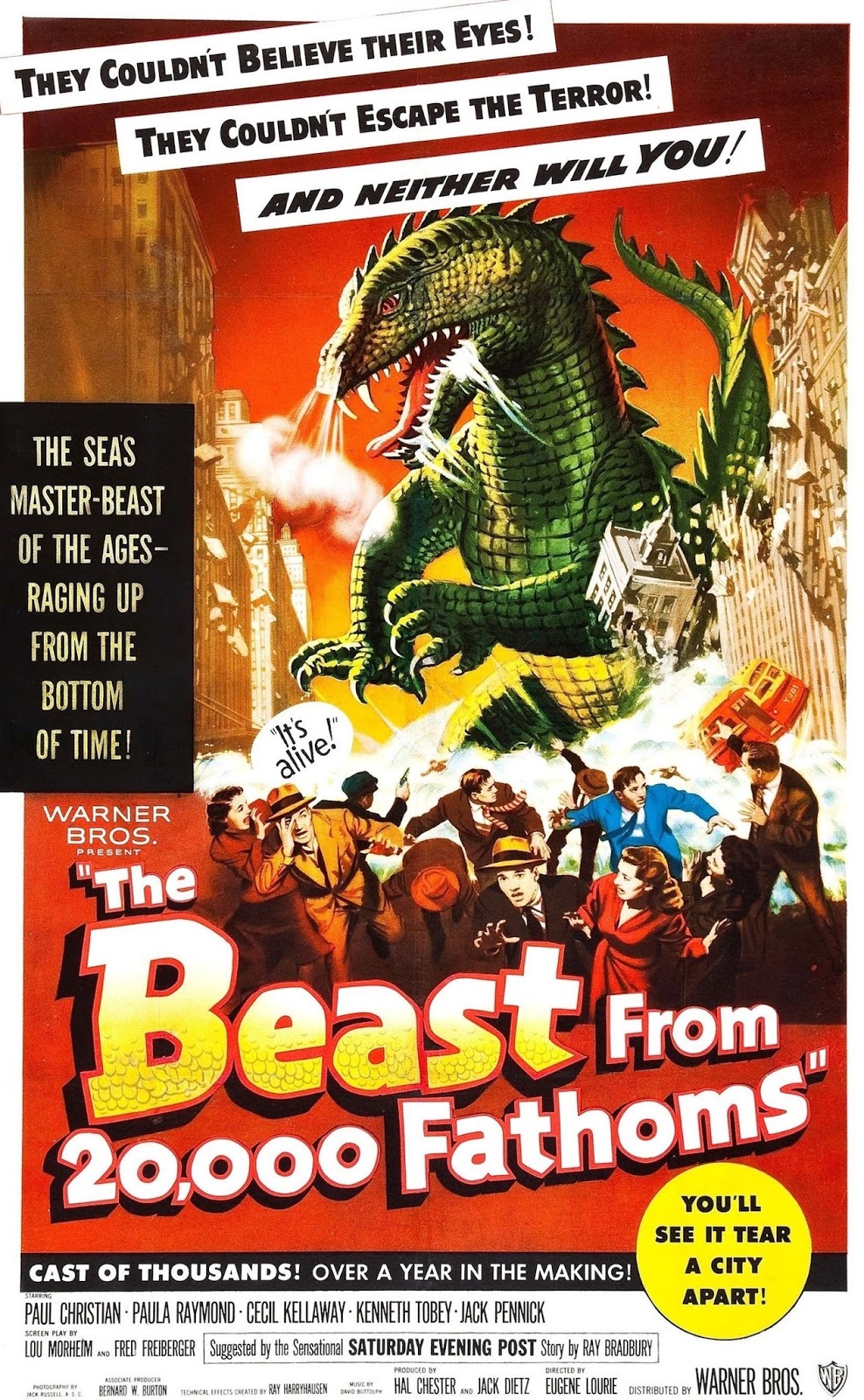 BLOOD WORK TOP TEN GIANT MONSTER MOVIE CLASSICS