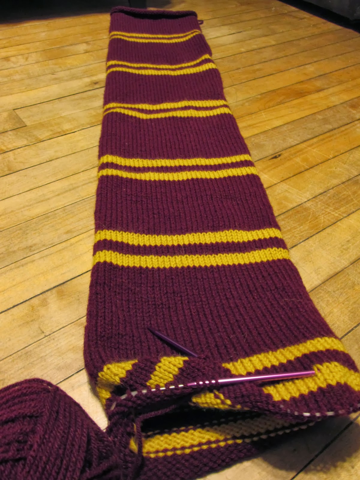 Not Your Grandmother`s Knitting Harry Potter Scarf