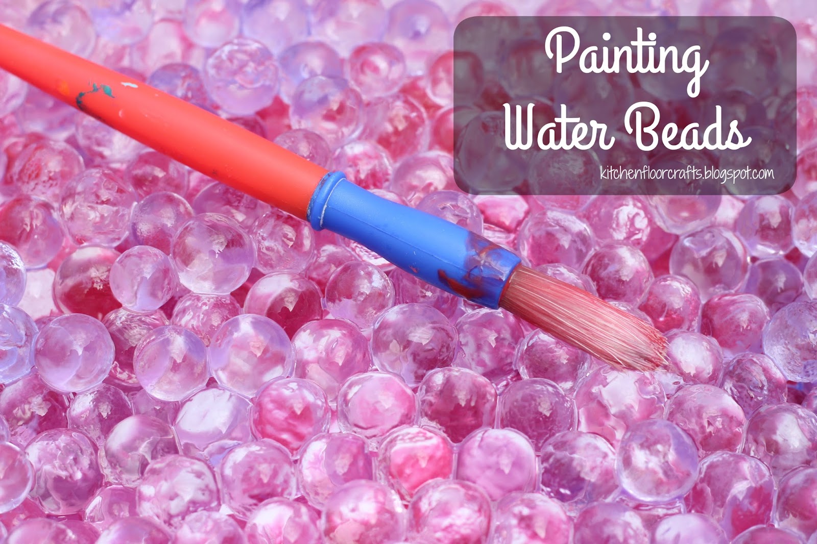 Kitchen Floor Crafts Painting Water Beads