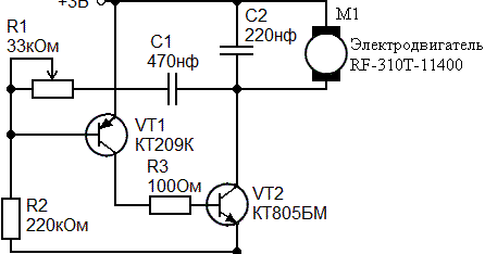 Регулятор оборотов для двигателя 12в схема