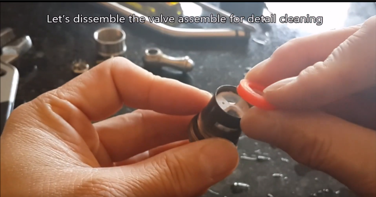 HyperGauge RO faucet drip leak repair DIY. How to completely dissemble and clean up