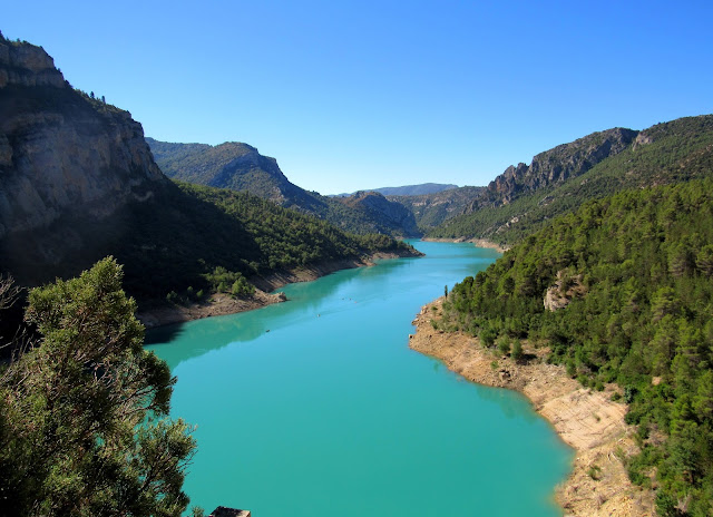 Río Noguera-Ribagorzana. Pasarelas de Montfalcó