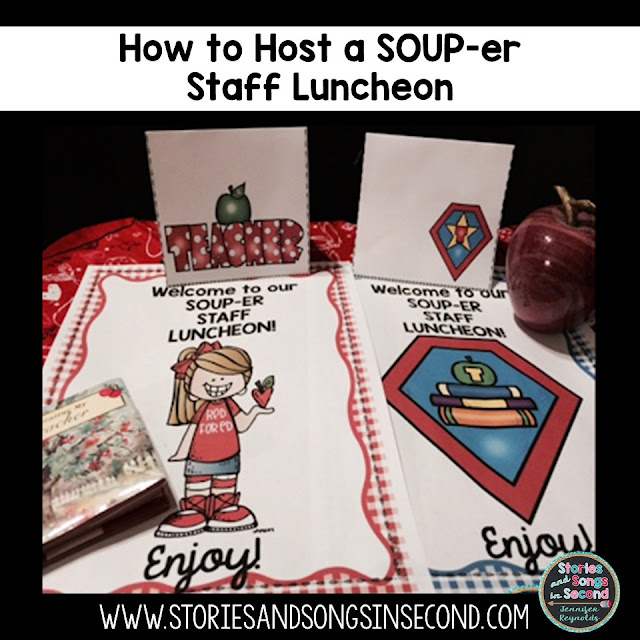 Serve up a soup smorgasbord at your next staff luncheon to boost teacher morale and build camaraderie! Comfort food is key to keeping your colleagues' stress levels low and their happiness high!