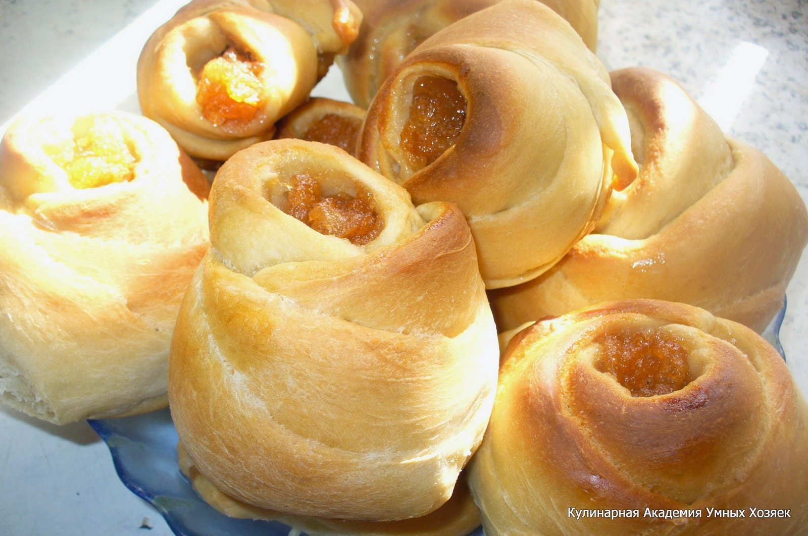 Сахарные булочки розочки