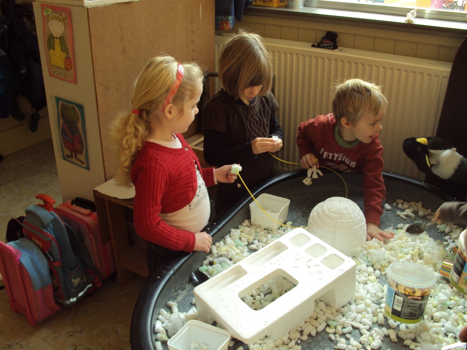 Welkom in de Nellie en Cezar klas: In het land van sneeuw en ijs...