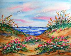flowers pastel oil pastels watercolor june newsletter ocean drawings heart landscape