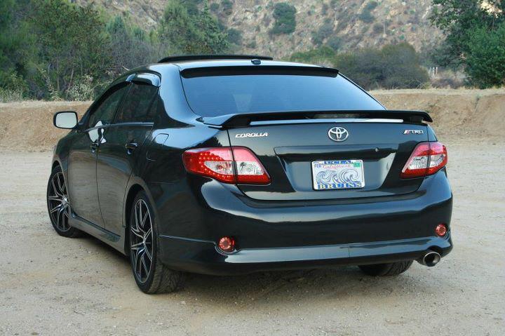 2010 toyota corolla black rims #5